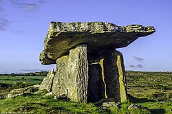 Across the dolmen field