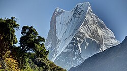 Climb to Chhomrong