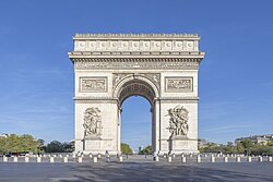 The Arc de Triomphe