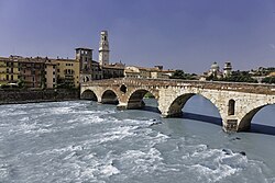 The Adige and Ponte Pietra