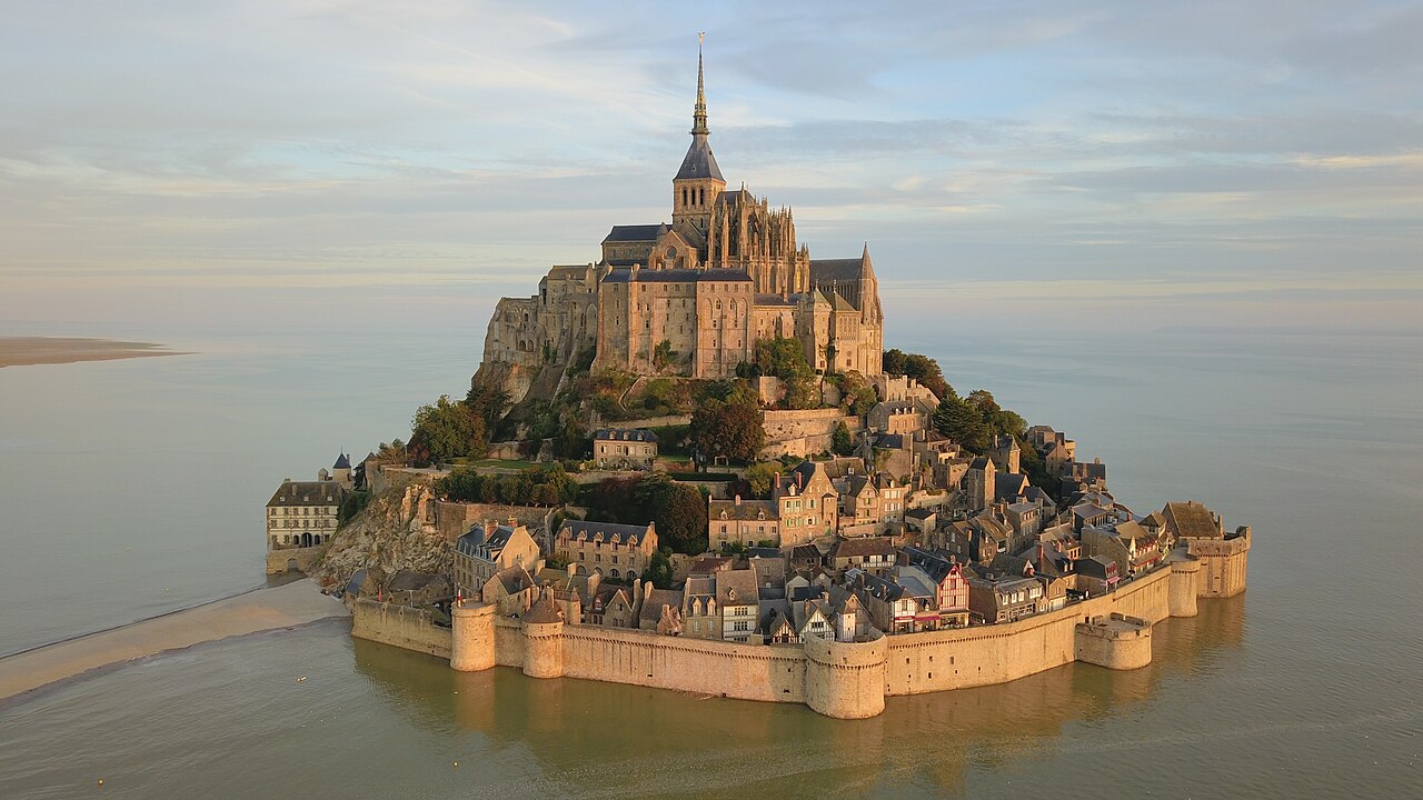 Mont-Saint-Michel — Up Through the Village to the Abbey