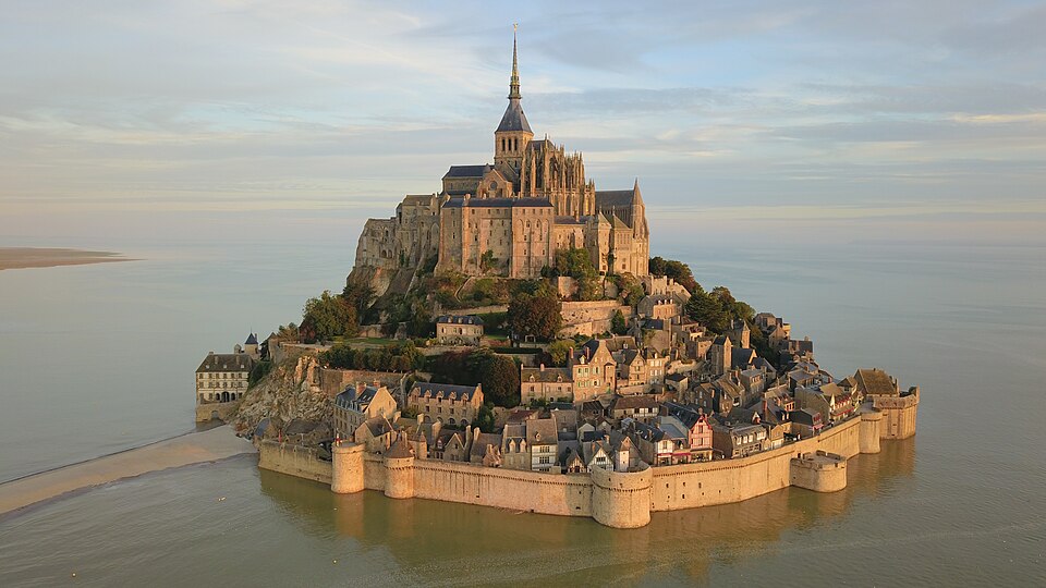 Mont-Saint-Michel — Up Through the Village to the Abbey