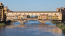 Across the Ponte Vecchio