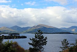 Along the loch shore