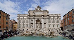 To the Trevi Fountain