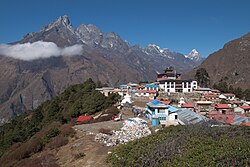 Climb to the monastery
