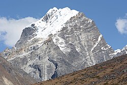 Beside the glacier