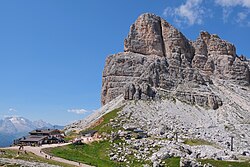 Up to Nuvolau by way of Averau