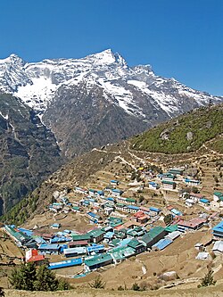 The Namche hill